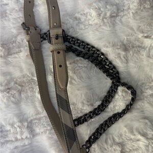 Burberry Smoke Check Chain Belt